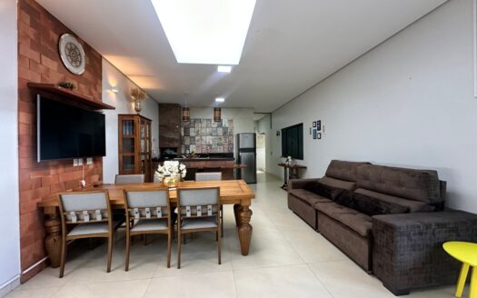 Casa de 3 Quartos Mobiliada