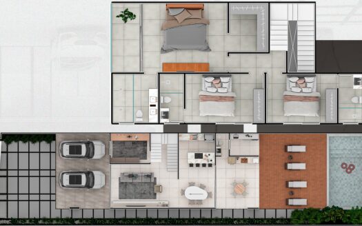 Sobrado de 3 Suítes