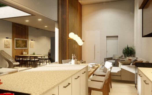 Casa Alto Padrão de 3 Suítes