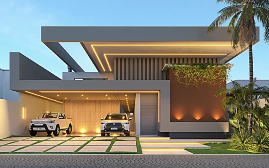 Casa Alto Padrão de 4 Suítes