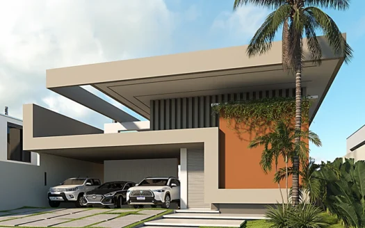 Casa Alto Padrão de 4 Suítes