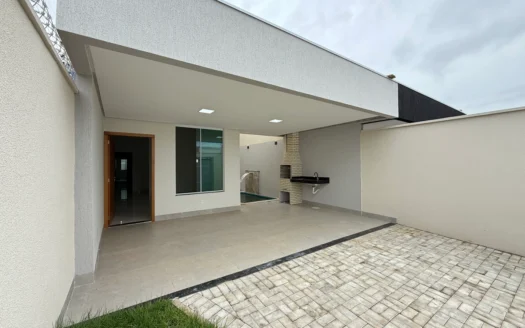 Casa Nova com 3 Quartos