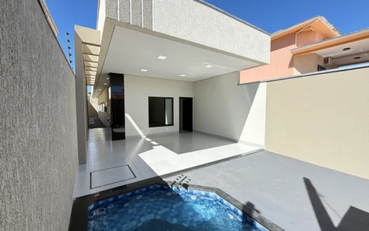 Casa Nova de 3 Quartos