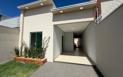 Casa Nova de 3 Quartos