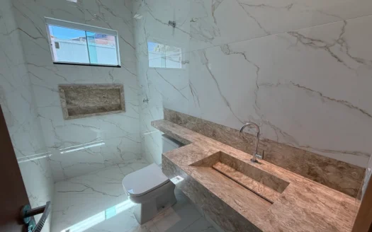 Casa Nova com 3 Quartos