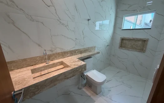 Casa Nova com 3 Quartos