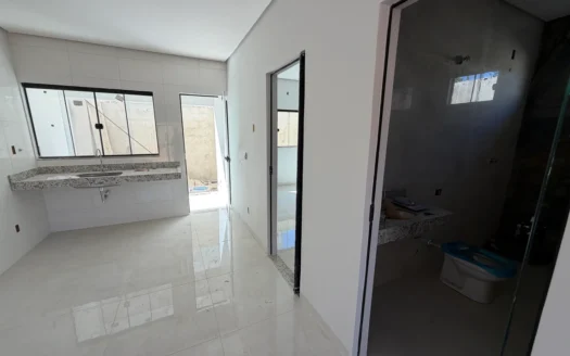 Casa Nova com 2 Quartos